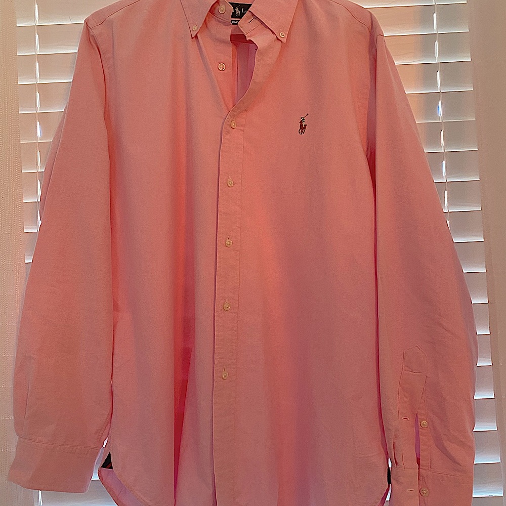 Button up collared Ralph Lauren shirt